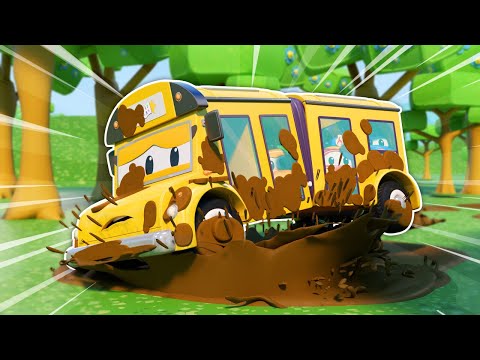 Ah não! O Ônibus Escolar fica sujo no caminho para a escola! | Lava Rápido