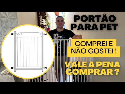 PORTÃO PARA PET , VALE A PENA ? 🤔 #youtube #cachorro #animais