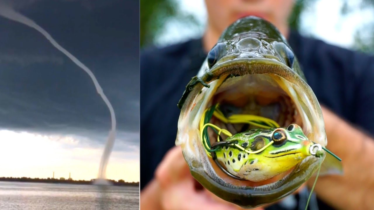 BASS FISHING BEFORE A TORNADO