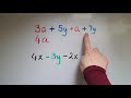 Simplifying Algebraic Expressions