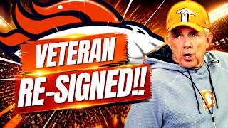 Denver Broncos RE-SIGN This Veteran Player!!