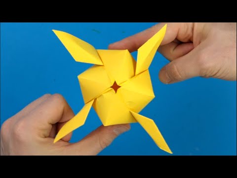 How to make SPINNING Paper Baloon 😲💨🎈 EASY Origami Airplane TUTORIAL