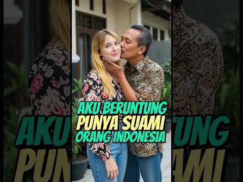 Bule Cantik Ini Nikahi Pria Indonesia yang Lebih Tua, Alasannya Bikin Terharu‼️