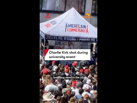 Charlie Kirk shot during university event