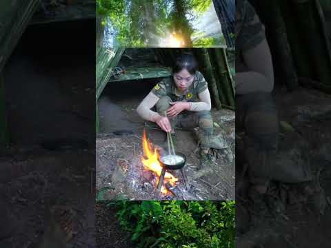 Trap wild boar #tent #bushcraft #shelter #building #primitive #camping #diy #design #viral #tents