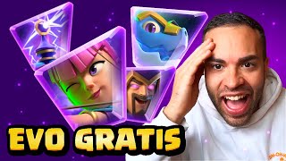 CUANDO Y CÓMO SE CONSIGUEN LAS 4 NUEVAS EVOS ANUNCIADAS 😳 CLASH ROYALE