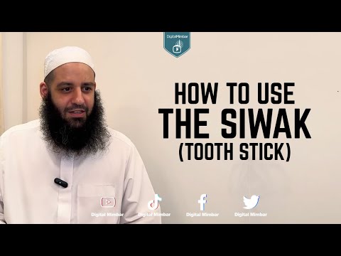 How to use the Siwak (Tooth Stick) - Abu Bakr Zoud