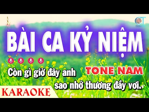 Bài Ca Kỷ Niệm Tone Nam Nhạc Sống Trữ Tình Rumba 2025 | Lang Hoa Karaoke