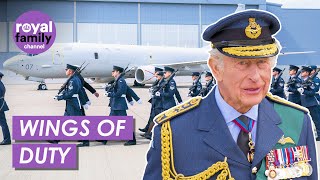 King Charles Honours RAF Lossiemouth Squadron & Inspects Poseidon P-8A Aircraft