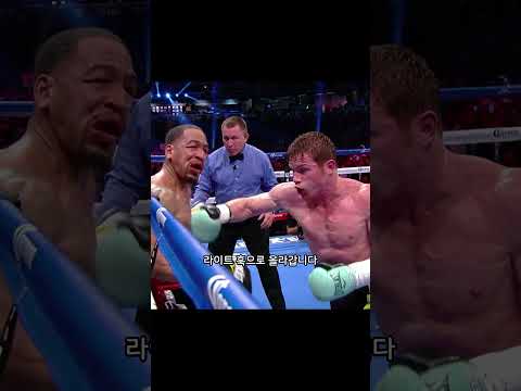 카넬로 알바레즈의 강력한 라이트 훅!