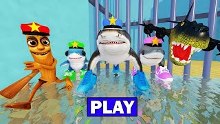 TRALALERO TRALALA FAMILY PRISON RUN ESCAPE! Obby #roblox #scaryobby