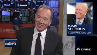 Wilfred Frost with Morgan Stanley CEO James Gorman