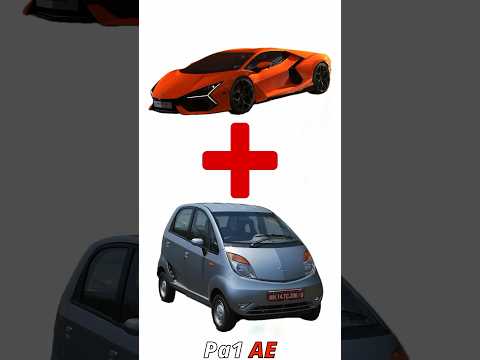EPIC PARODY : I Mixed TATA Nano And Lamborghinis 😂 Wait for it #automobile #tatanano #lamborghini