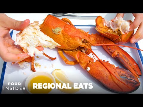YouTube video thumbnail: How Lobster Fishers In Maine Catch Lobster For Restaurants Around The World