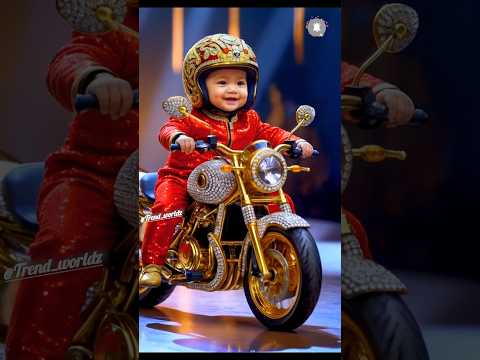 Baby moto fashion show #baby #ai #moto #shorts