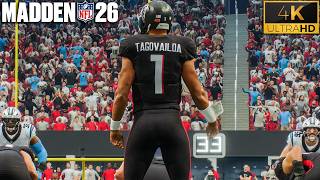 Tua Tagovailoa | Panthers vs Falcons (Madden 27 Rosters) PS5 Gameplay