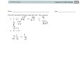 Subtracting Fractions and Mixed Numbers