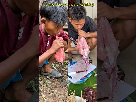 Lomba tiup paru paru kambing #davidsunairi #funny #anakdesa #comedy #kambing
