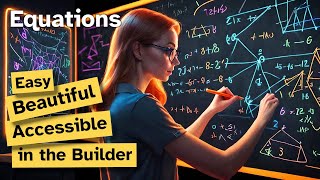 Easily create accessible and nice looking Scientific formulas