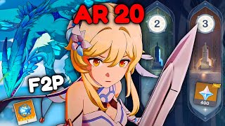 Mon Nouveau compte Genshin Impact F2P commence à SOUFFRIR !