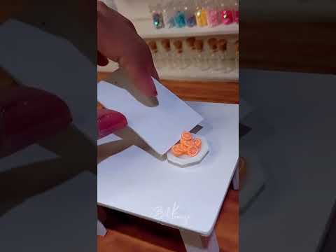 Potong Buah Jeruk Mini, Mirip Asli || Miniatur Mainan Barbie