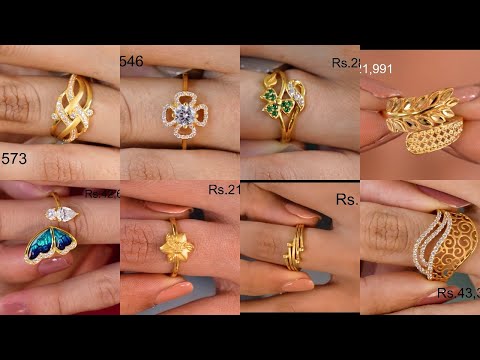 Latest gold rings with price