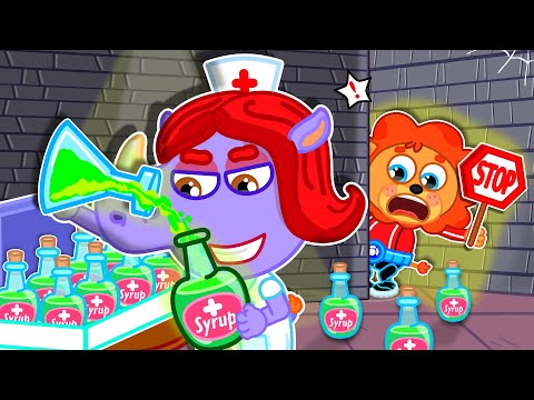 Lion Family | Be Careful of Fake Medicines! Safety Tips for Kids | Cartoon for Kids