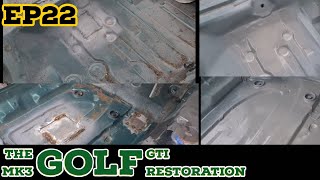 "The Mk3 Golf Gti Restoration" EP22 Finishing The Floor Welding