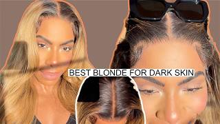BUTTER ASH BLONDE BALAYAGE SWISS LACE WIG! READY TO WEAR SCALP EFFECT LACE SUMMER MUST HAVE! RPGSHOW