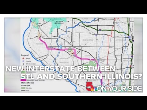 YouTube video thumbnail: Could a New Interstate Between St. Louis and Southern Illinois Become a Reality?
