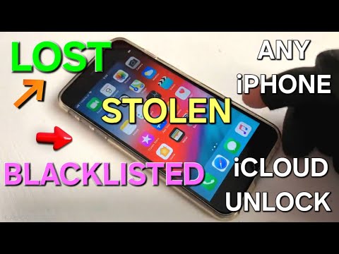 Lost/Stolen/Blacklisted iPhone 6,7,8,X,11,12,13 14,15,16  iCloud Unlock without Apple ID Success☑