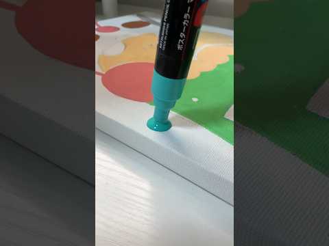 ポスカで絵描く音、好き？💭最後まで聴けるかな？#asmr #shorts