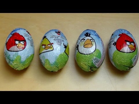Surprise Egg Angry Birds [Fazer Chocolate Egg with Toy]