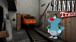 🔥 Oggy Found Train in Granny House | Granny Train Escape With Oggy and Jack