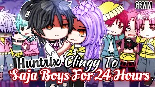 HUNTRIX Clingy To SAJA Boys For 24 Hours | KPOP Demon Hunters | GLMM / GCMM | Gacha Club Mini Movie