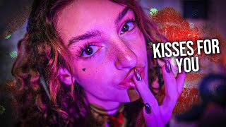 ASMR | 100 Soft Kisses For You | Up Close And Personal 💋