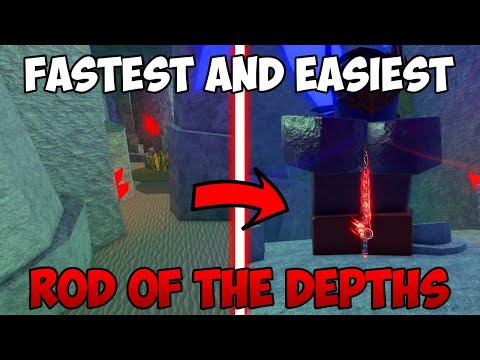 The NEW FASTEST & EASIEST Way To Get The Rod Of The Depths In Fisch (Roblox)