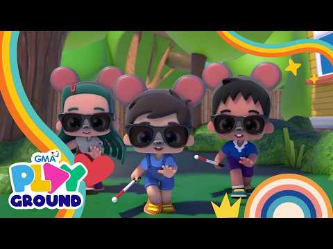 THREE BLIND MICE | GMA Playground Nursery Rhymes & Kids Songs (with lyrics)