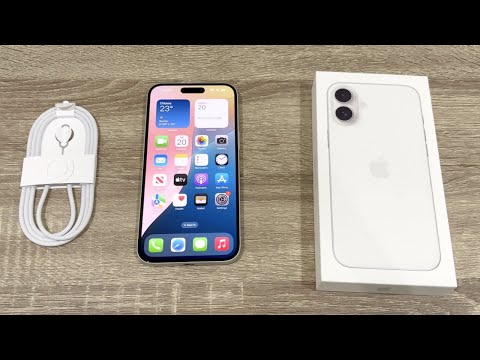 iPhone 16 Plus Unboxing: White!