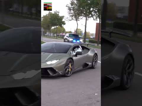 Lamborghini CHASED by the POLICE! 👮‍♂️