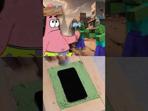 SpongeBob in a zombie apocalypse #shorts
