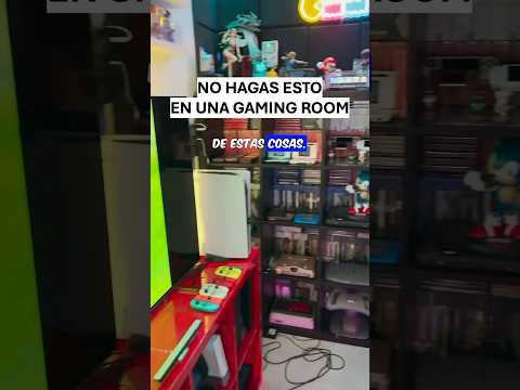 🔥 NO HAGAS ESTO en una HABITACIÓN GAMING - #videojuegos #ps5 #nintendoswitch