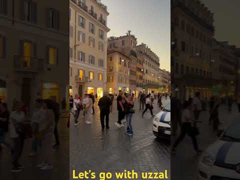 উপায় না পেয়ে ইতালিতে অনেকেই হকারি করে #rome #travel #italy