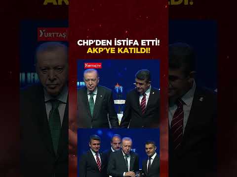 CHP’den istifa eden Haymana Belediye Başkanı AKP’ye katıldı! Rozetini Erdoğan taktı