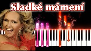 💗Sladké mámení od H. Vondráčkovej na klavíri 🎹 | Pianotutorial v dvoch úpravách s akordami 