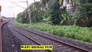 WAP7 Signal Suspense Game, Loses & Stops | TVC Indore Express At Trikarpur