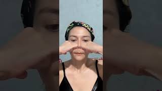 Quick knuckle massage for the face #faceyoga #face massage #shorts