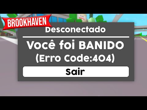 Eu Fui BANIDO no Brookhaven!