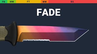 Ursus Knife Fade Wear Preview