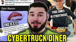 Elon Musk's New Cybertruck Themed Diner looks TERRIBLE